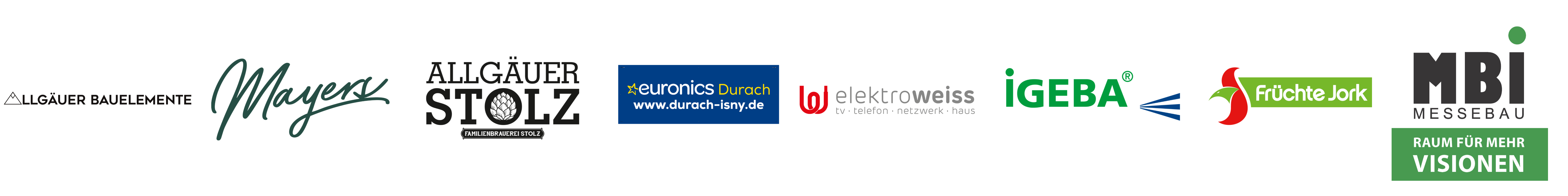 Bandenwerbung Partner oben